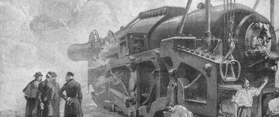 Tir du canon de 111 tonnes...à Woolwich, juin 1887, 1901 - Unbekannt