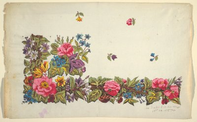 Motif floral pour textile imprimé - Unbekannt