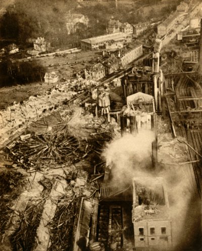 Explosion de gaz à Neunkirchen, Sarre, Allemagne, février 1933 - Unbekannt