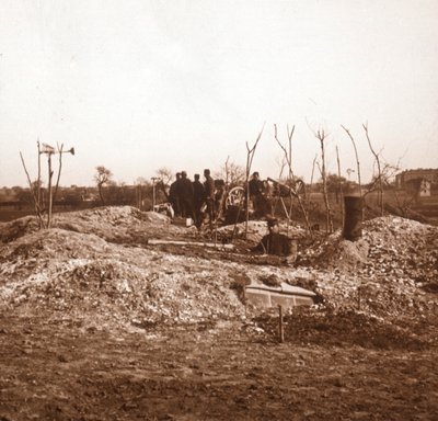 Batterie cachée, vers 1914-1918 - Unbekannt