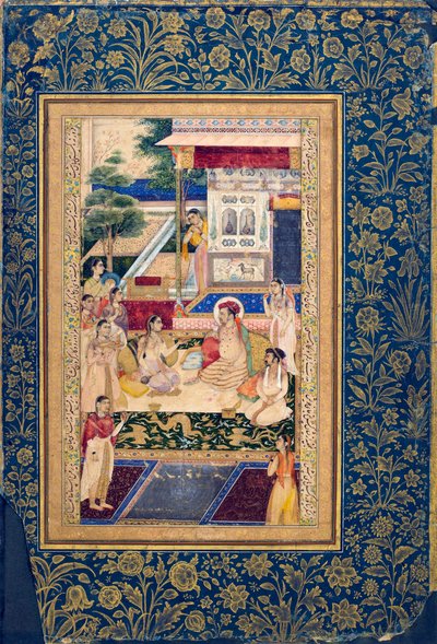 Jahangir et le prince Khurram avec Nur Jahan, vers 1624-1625 - Unbekannt