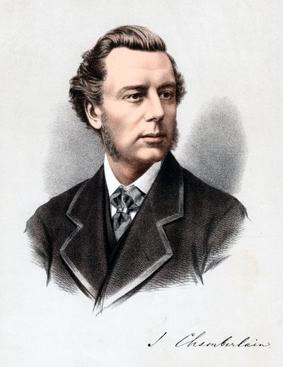 Joseph Chamberlain, homme politique britannique, vers 1880 - Unbekannt