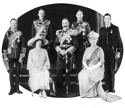 Le roi George V et sa famille, vers les années 1930 - Unbekannt