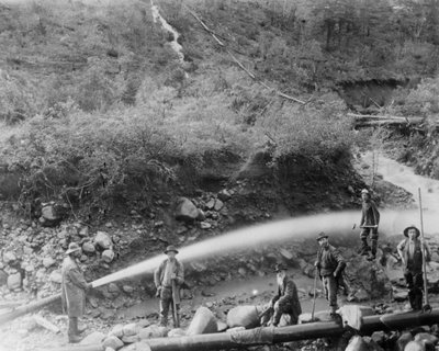 Équipe de la mine La Grange, Californie, années 1890 - Unbekannt