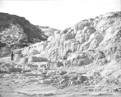 Terrasse de Minerva, Parc Yellowstone, USA, vers 1900 - Unbekannt