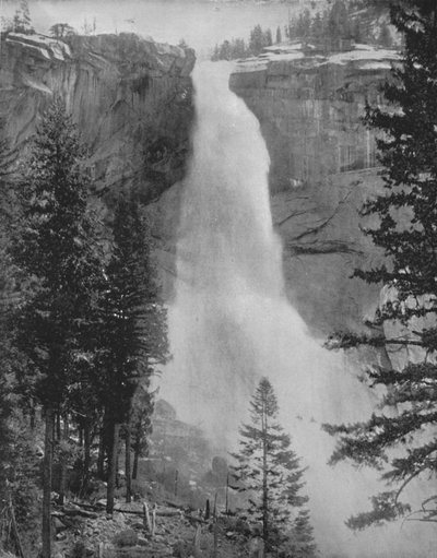 Chute Nevada dans la vallée de Yosemite, 19ème siècle - Unbekannt