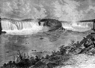 Chutes du Niagara, Canada, XIXe siècle - Unbekannt