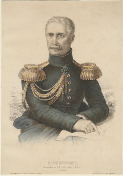 Prince Alexandre Sergueïevitch Menchikov 1787-1869, 1855 - Unbekannt