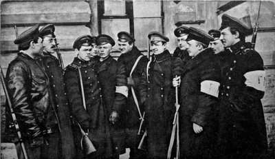 Étudiants révolutionnaires après la Révolution de février, Russie, 1917 - Unbekannt