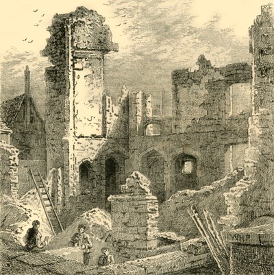 Ruines du couvent de Sainte-Claire, c. 1872 - Unbekannt