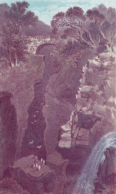 Pont de Rumbling. Dunkeld, 19e siècle - Unbekannt