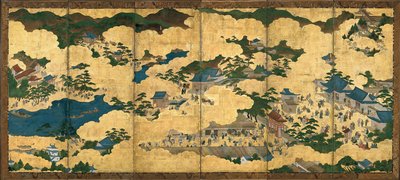 Scènes dans et autour de Kyoto, vers 1690 - Unbekannt