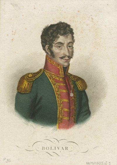 Simón Bolívar 1783-1830, 1825 - Unbekannt