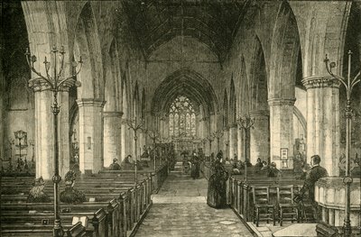 Église Saint-Nicolas : La nef, 1886, 1898 - Unbekannt