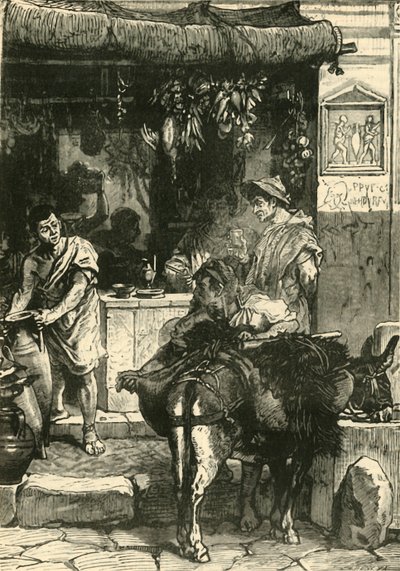 Scène de rue à Pompéi, 1890 - Unbekannt