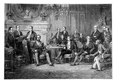 La conférence de Paris, 1856 - Unbekannt