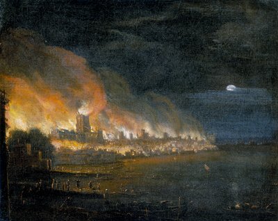 Le Grand Incendie de Londres, 1666 - Unbekannt