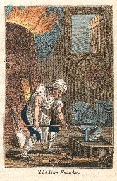 Le fondeur de fer, Rotherham, Yorkshire, 1821 - Unbekannt