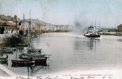 Le port de Boulogne, France, 1904 - Unbekannt