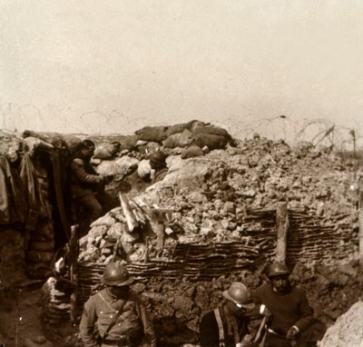 Tranchées, Champagne, nord de la France, vers 1914-1918 - Unbekannt