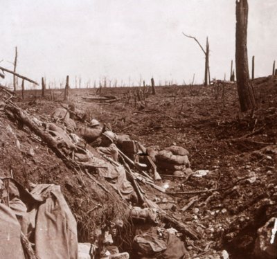 Tranchées, Vaux, nord de la France, vers 1914-1918 - Unbekannt