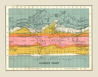 Carte climatique du monde - Unbekannt