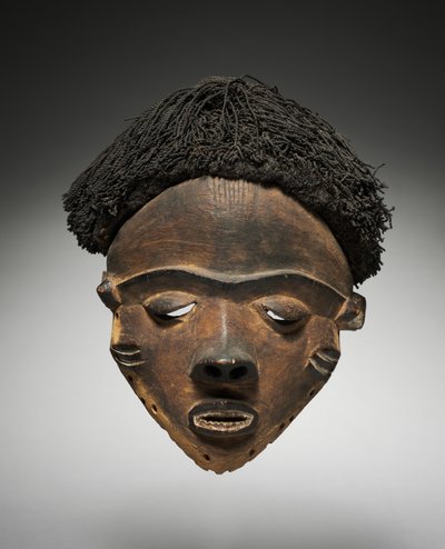 Masque de visage féminin, Pende, début des années 1900 - Unbekannt