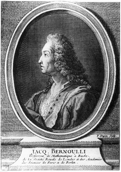 Jacques Bernoulli, mathématicien suisse, vers 1700 - Unbekannt