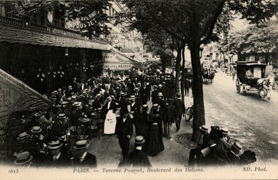 Taverne Pousset, Boulevard des Italiens, Paris - Unbekannter Künstler