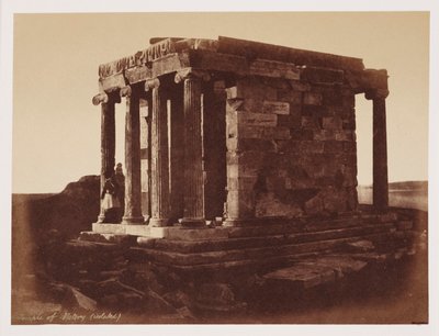 Temple de la Victoire, Athènes, vers 1849 - Unbekannt