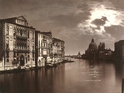 "Venise au clair de lune" - Unbekannter Künstler