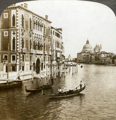 Le Grand Canal, Venise, Italie - Underwood and Underwood