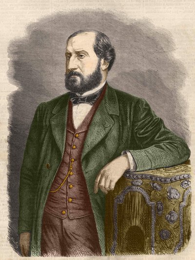 Émile Augier, dramaturge français (1820 - 1889). - Unknown artist