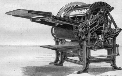 Machine utilisée pour la zincographie - Unknown artist