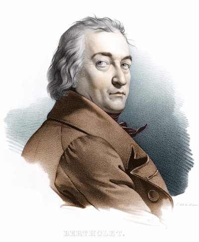 Portrait de Berthollet. Gravure du XIXe siècle - Unknown artist