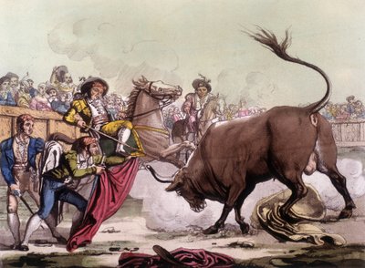 Scène de corrida en Espagne, vers 1820 - Unknown artist