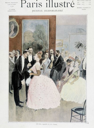 Un bal - dans "Paris illustré" - Unknown artist