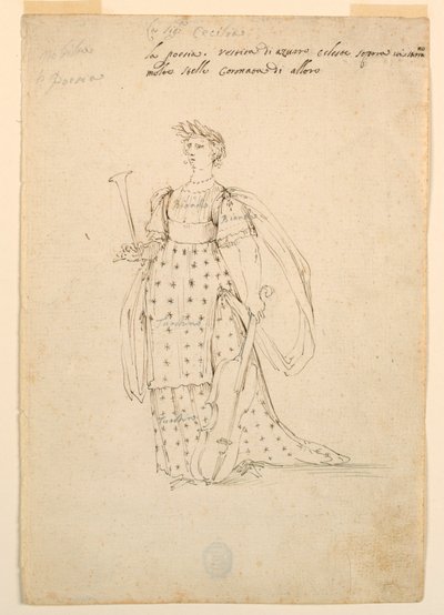 Conception de costume : Poésie pour un ballet - Unknown artist