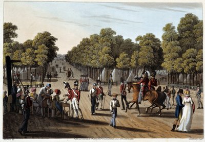 Camp anglais au Bois de Boulogne - Unknown artist