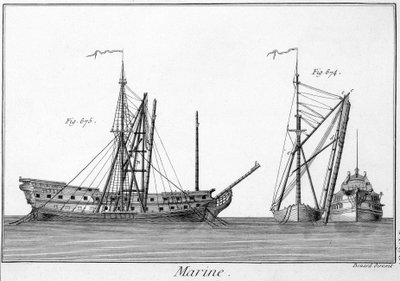 Marine - dans Encyclopédie Panckouke, vers 1750 - Unknown artist