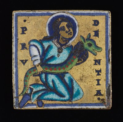 Plaque : Prudentia (Prudence) - Unknown artist