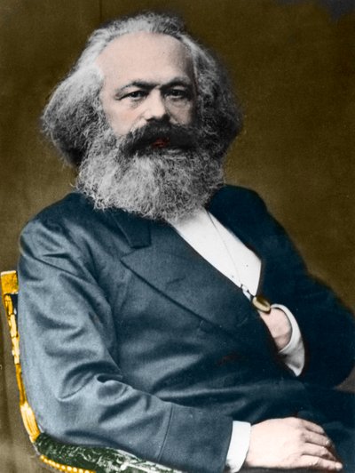 Portrait de Karl Marx (1818-1883). - Unknown photographer