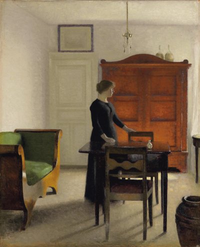 Ida dans un intérieur, 1897 - Vilhelm Hammershoi