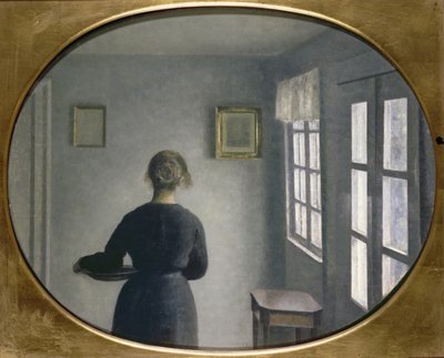 Intérieur, 1910 - Vilhelm Hammershoi