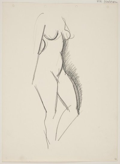 Femme nue debout, tournée vers la droite - Vilhelm Lundstrøm