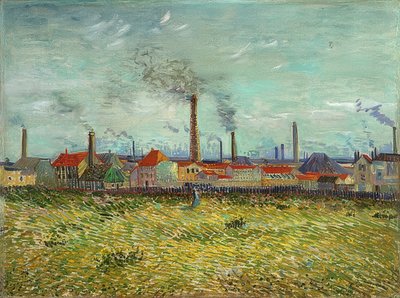 Usines à Clichy. 1887 - Vincent van Gogh