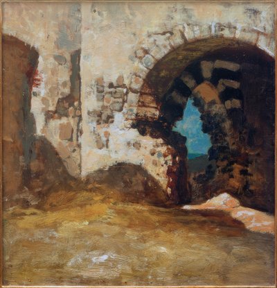 Ruines à Porto Venere - Vincenzo Cabianca