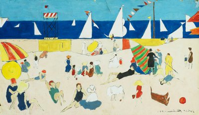 À la plage - Walt Kuhn