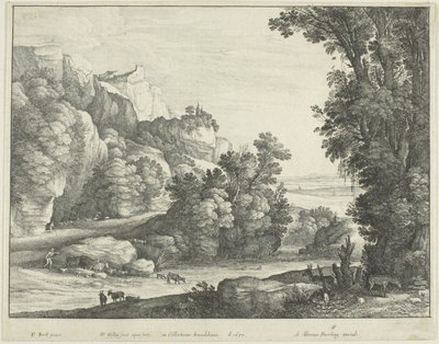 Bétail buvant - Wenceslaus Hollar