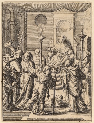 Jésus devant Anne - Wenceslaus Hollar